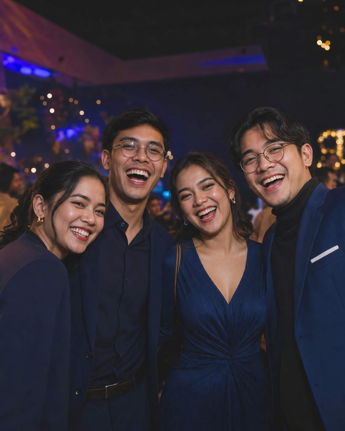 Filipino guests using the event camera